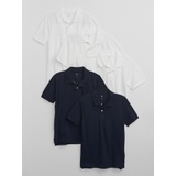 Kids Uniform Pique Polo Shirt (5-Pack)