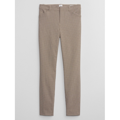 갭 Mid Rise Print Skinny Ankle Pants in Bi-Stretch