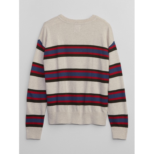 갭 Kids Stripe Crewneck Sweater