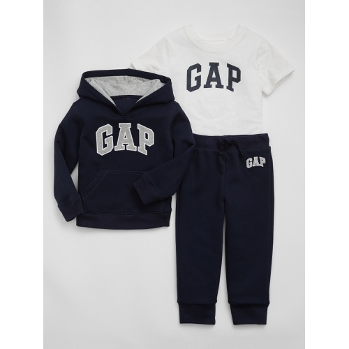 갭 babyGap Logo Three-Piece Outfit Set