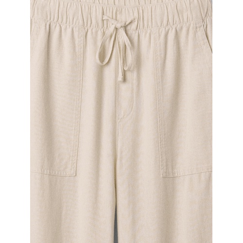 갭 Linen-Blend Wide-Leg Pull-On Pants