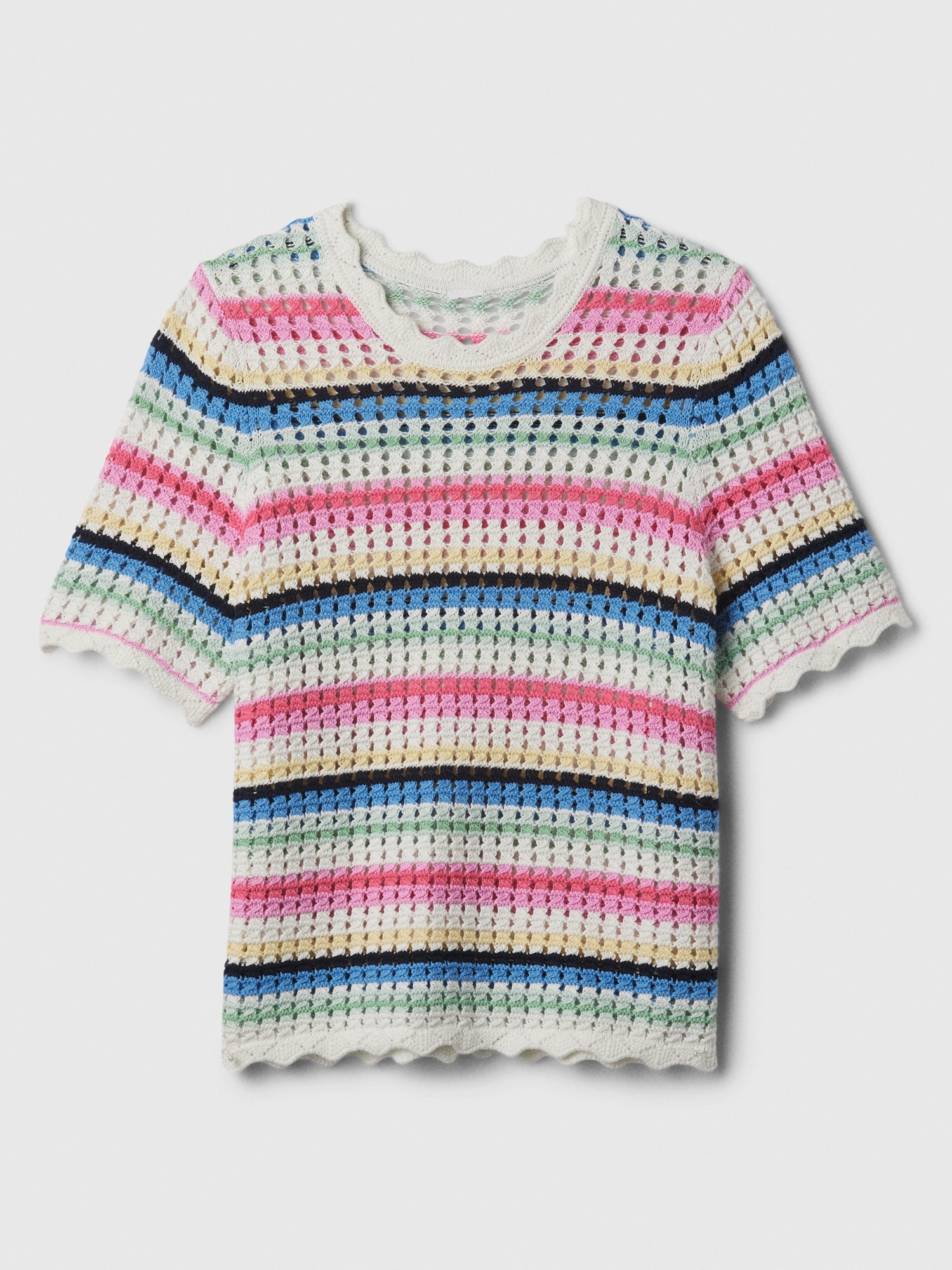 갭 Crochet Sweater T-Shirt