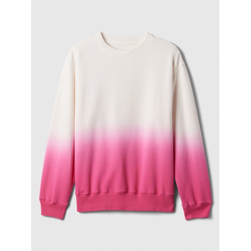 갭 Relaxed Dip Dye Crewneck Sweatshirt