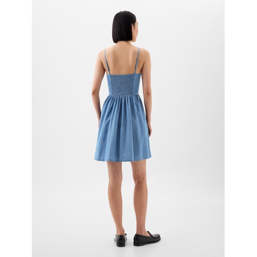 갭 Squareneck Mini Dress