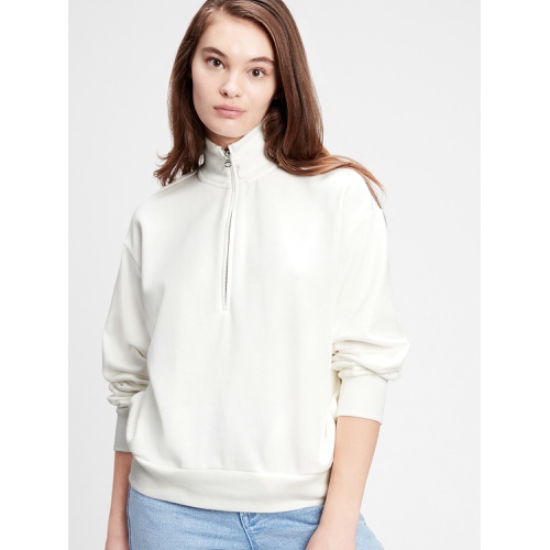갭 Half-Zip Mockneck Sweatshirt