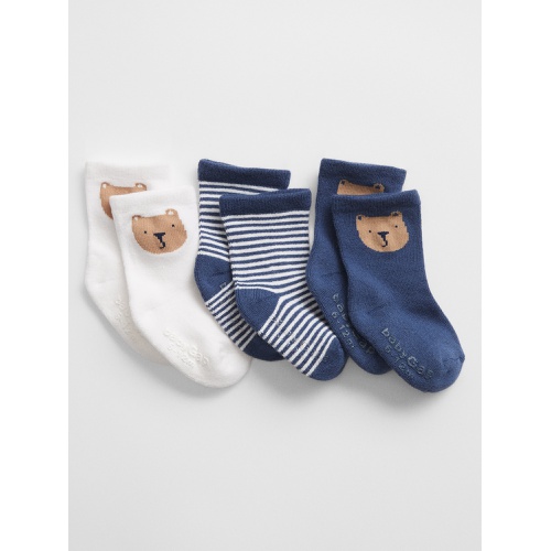 갭 Baby Brannan Crew Socks (3-Pack)