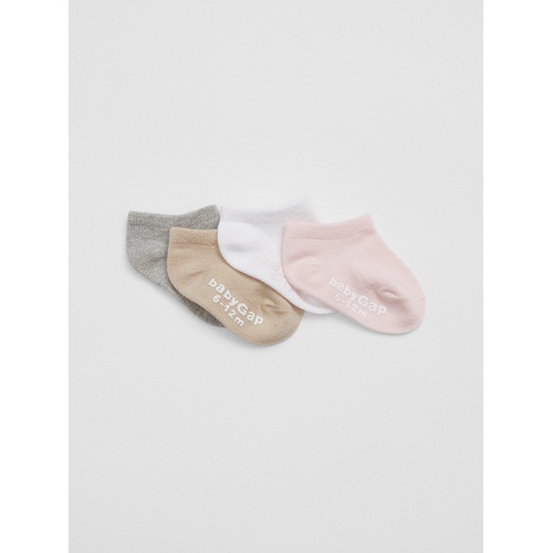 갭 babyGap No-Show Socks (4-Pack)