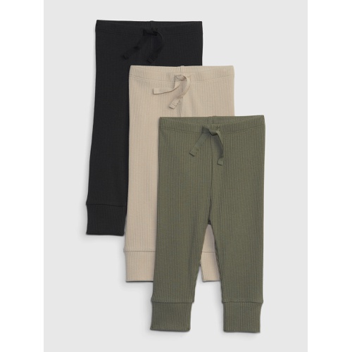 갭 Baby First Favorites TinyRib Pants (3-Pack)