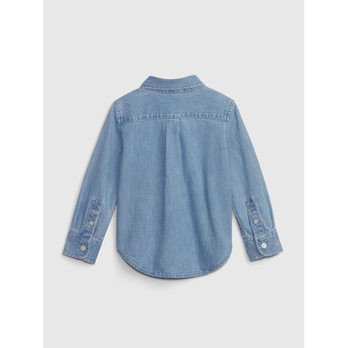 갭 Toddler Denim Shirt with Washwell