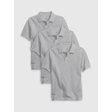 Kids Organic Cotton Uniform Polo Shirt (3-Pack)