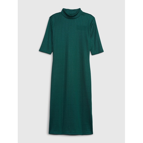 갭 Mockneck Rib Midi Dress