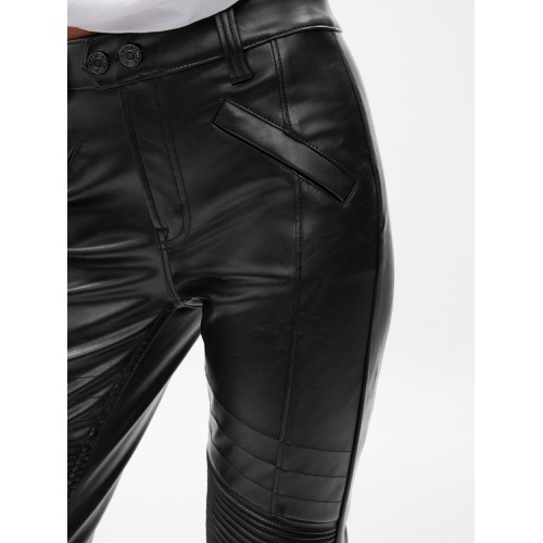 갭 Mid Rise Vegan Leather Moto Vintage Slim Pants