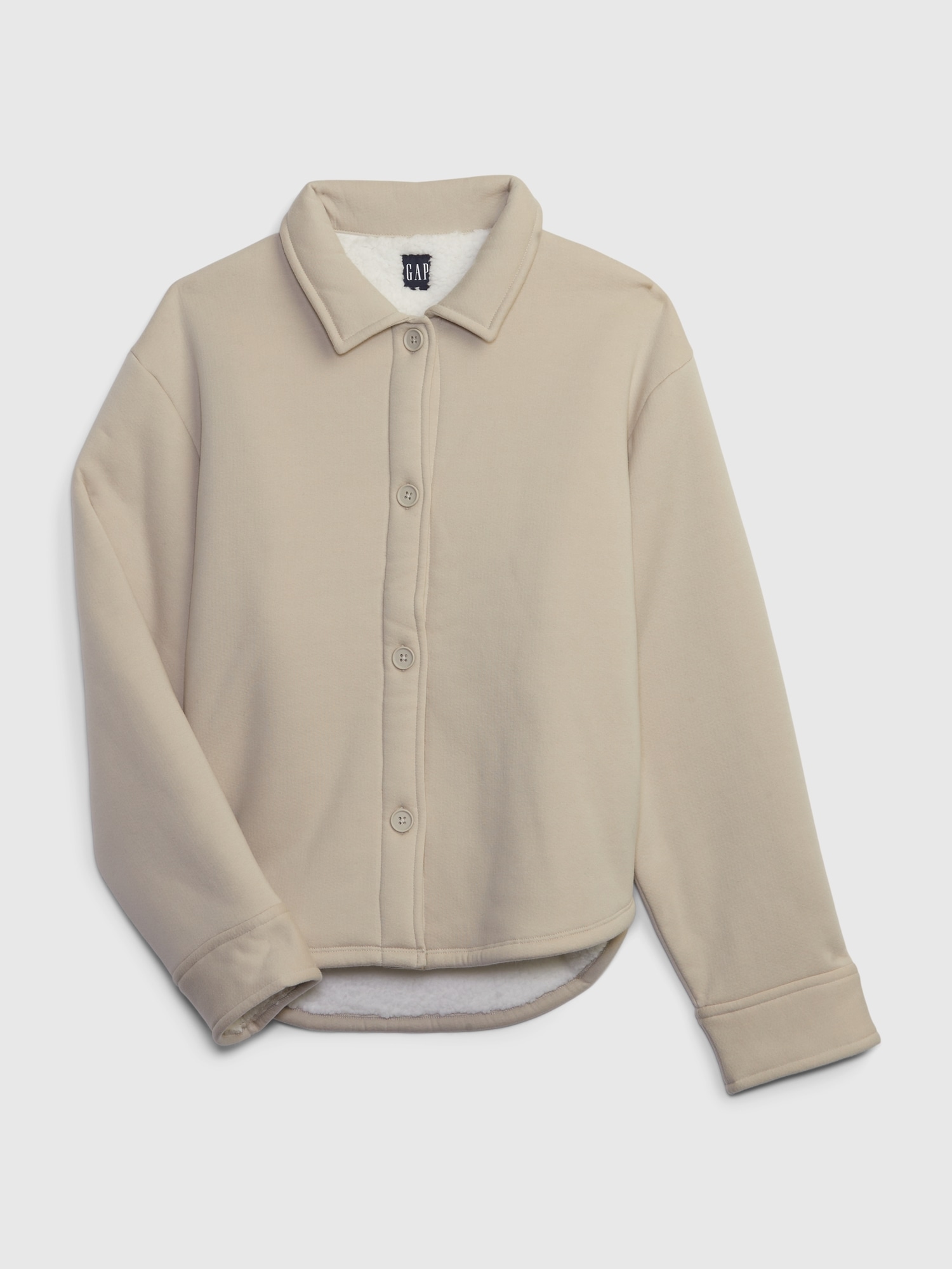 갭 Sherpa-Lined Shirt Jacket