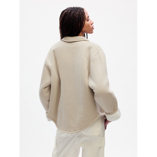 갭 Sherpa-Lined Shirt Jacket