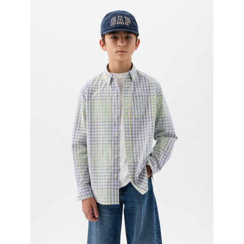 갭 Kids Organic Cotton Poplin Shirt