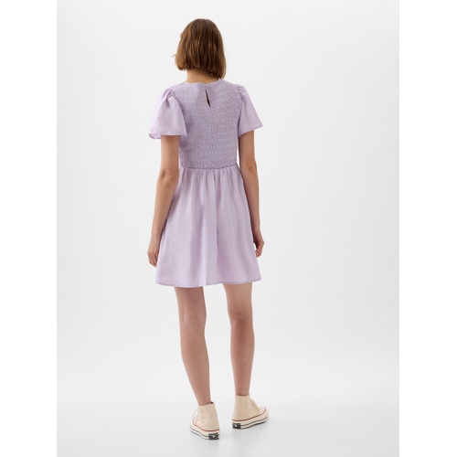 갭 Smocked Mini Dress