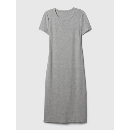 갭 Modern Rib Midi T-Shirt Dress