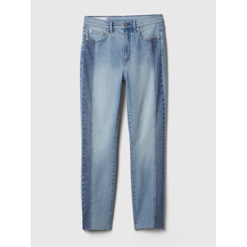 갭 High Rise Patchwork Vintage Slim Jeans