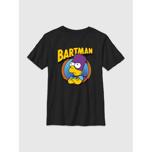 갭 Kids Bart Simpson Bartman Graphic Tee