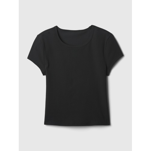 갭 GapFit Studio Rib Cropped T-Shirt