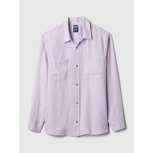 갭 Linen Two-Pocket Shirt