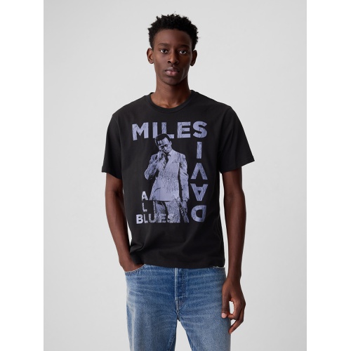 갭 Miles Davis Graphic T-Shirt