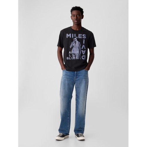 갭 Miles Davis Graphic T-Shirt