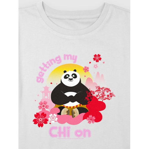 갭 Kids Kung Fu Panda Chi Graphic Boxy Crop Tee
