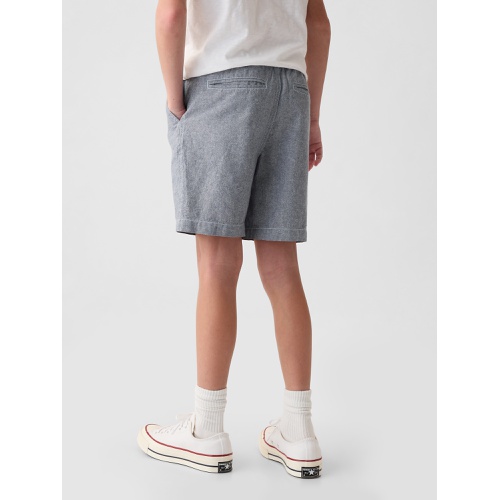 갭 Kids Linen-Cotton Shorts