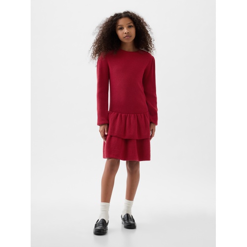 갭 Kids CashSoft Tiered Sweater Dress