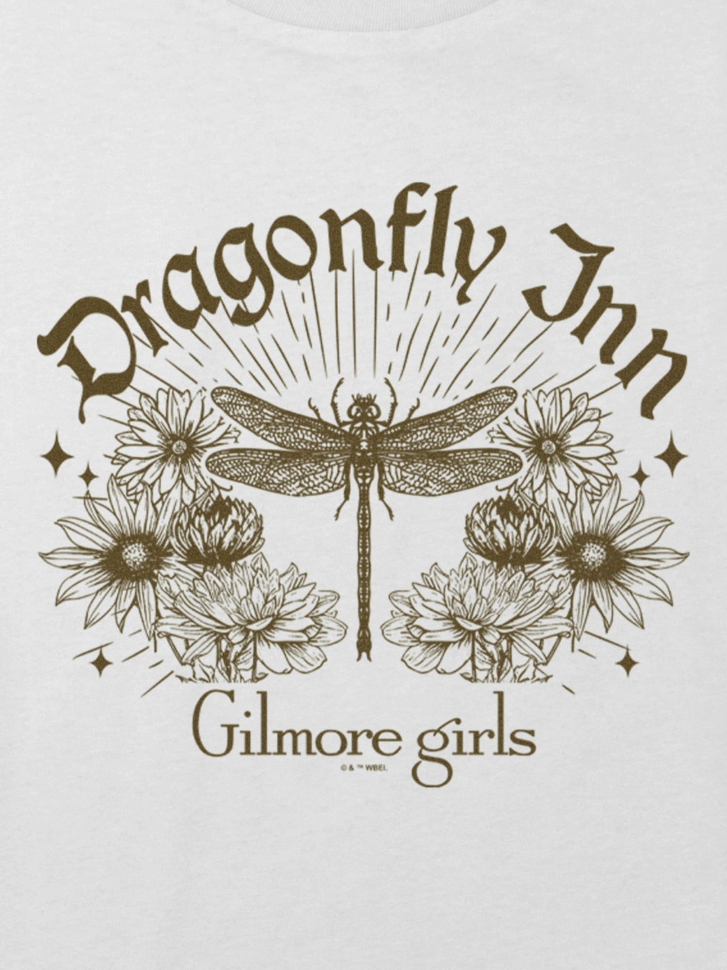 갭 Kids Gilmore Girls Dragonfly Inn Graphic Boxy Crop Tee