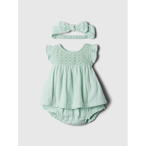 갭 Baby Crochet Outfit Set