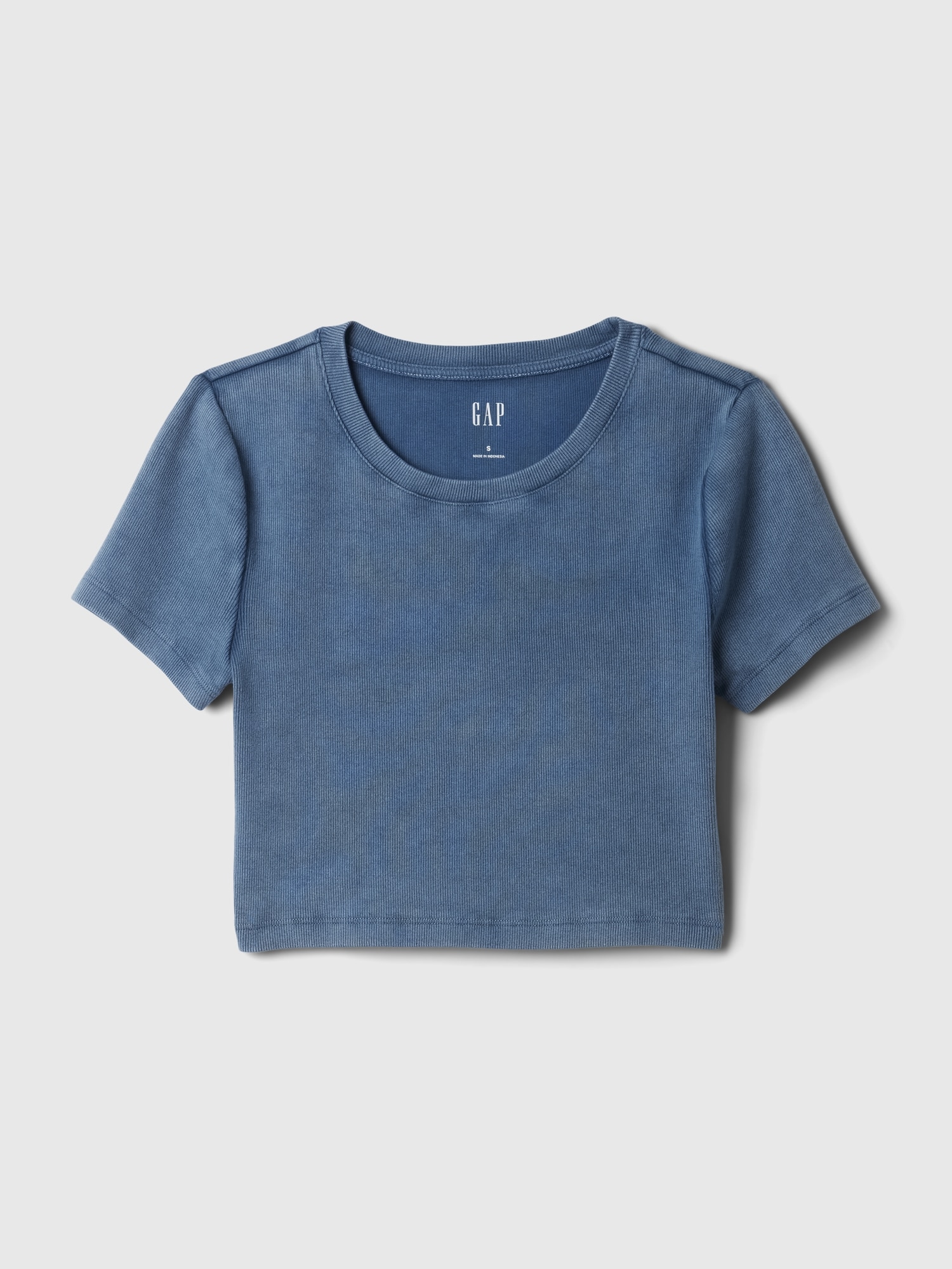 갭 Modern Rib Ultra-Cropped T-Shirt