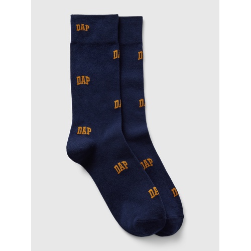 갭 DAP × GAP Logo Crew Socks