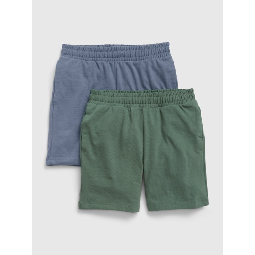 갭 GapFit Kids Pull-On Sweat Shorts (2-Pack)