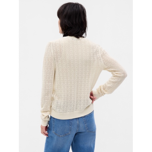 갭 Pointelle Cardigan