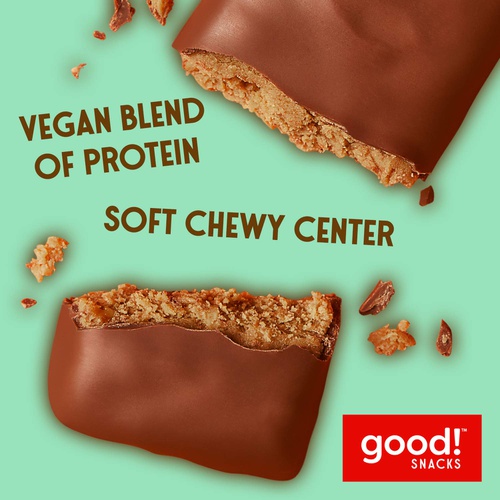  good! Snacks Vegan Birthday Cake Protein Bar | Gluten-Free, Plant Based, Low Sugar, Kosher, Soy Free, Non GMO | 15g Protein (12 Bars)
