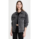 Good American Seamed Boyfriend Jacket