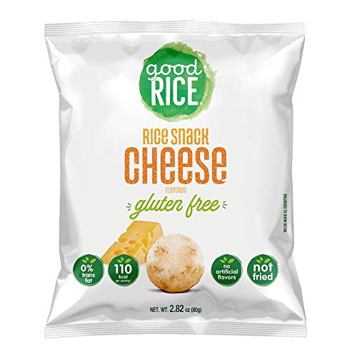  Good Rice Cheese flavored Rice Snacks, Gluten Free (10 pack)