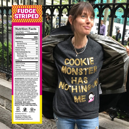  Goodie Girl Cookies, Fudge Striped | Gluten Free | Peanut Free | Kosher | 7oz Boxes, Pack of 3