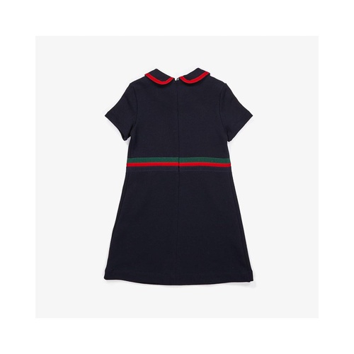  Gucci Kids Cotton Jersey Bow Dress (Little Kids/Big Kids)