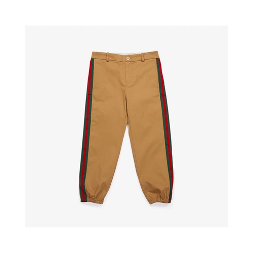  Gucci Kids Double Striped GG Pants (Little Kids/Big Kids)