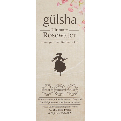  Gulsha Ultimate Rosewater, 6.76 Fl Oz