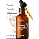 Gya Labs Organic Rosehip Oil for Face & Hair - 100% Pure, Natural, Cold Pressed Rosehip Seed Oil to Fade Stretch Marks, Blemishes, Spots, Fine Lines & Wrinkles (30ml)