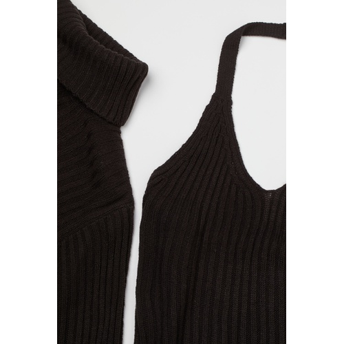 에이치앤엠 H&M+ Rib-knit Dress