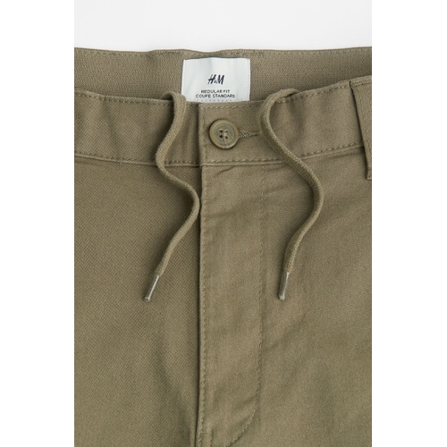 에이치앤엠 H&M Regular Fit Cotton Chino Shorts