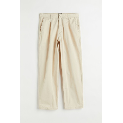 에이치앤엠 H&M Relaxed Fit Cotton Chinos