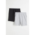 H&M 2-pack Regular Fit Sweatshorts