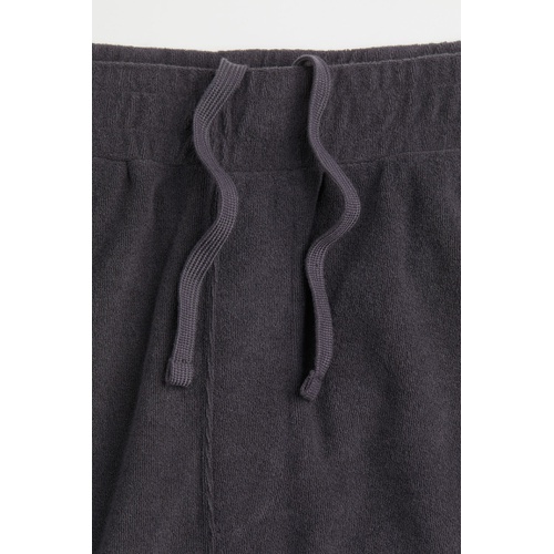 에이치앤엠 H&M Relaxed Fit Knee-length Terry Shorts