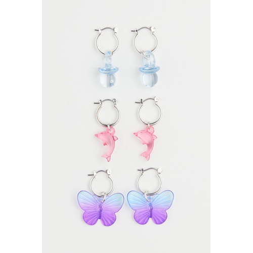 에이치앤엠 H&M 3 Pairs Earrings